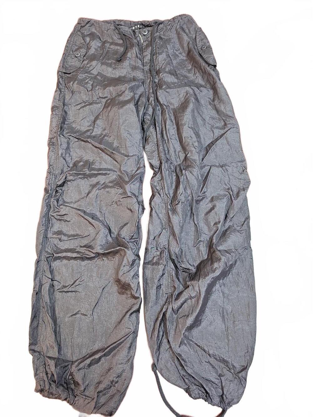 Motel Black Parachute Pants Women's Size S